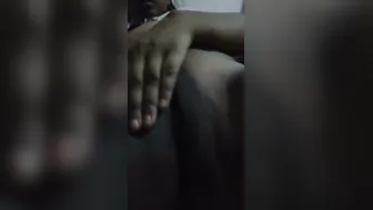 Dark Pussy South Indian Babe Fingering Herself Selfie Footage
