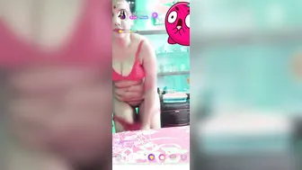 Cam Girl Recording Nude Video Call Session With Her Customer