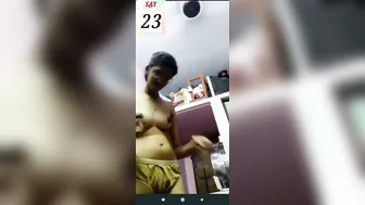 Tall Gf Stripping Clothes Off Showing Her Naked Body Fully