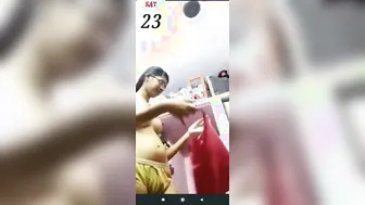 Tall Gf Stripping Clothes Off Showing Her Naked Body Fully