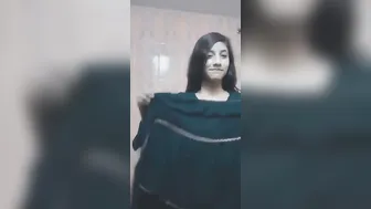 Desi GF Going Topless Smiling For Her BF Only