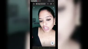 South Indian Babe Stripping Naked During Her Live Video Show