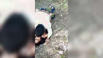 Village Slut Panties Off Getting Fucked Behind The Bushes