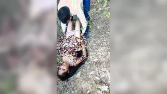 Village Slut Panties Off Getting Fucked Behind The Bushes