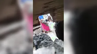 Lovers Caught Fucking Standing Up Hidden Camera Outdoor Sex