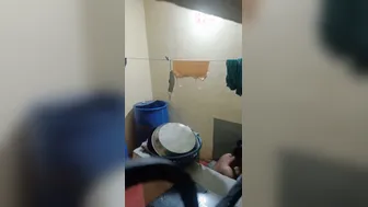 Young GF Naked After Shower Caught On Hidden Camera