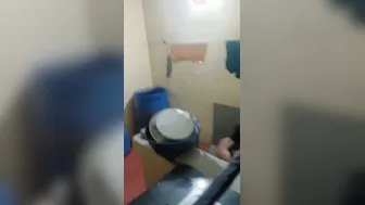 Young GF Naked After Shower Caught On Hidden Camera