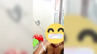 Tamil Milf Bathing Naked Exposing Her Hairy Bush On Video