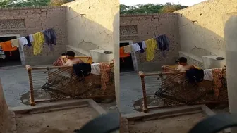 Married Bhabhi Caught Bathing On Leaked Private Video