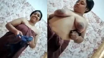 Sri Lankan Babe Showing Off Her Big Tits After Getting Fucked