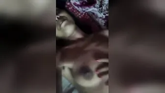 Village GF Fingering Her Hairy Pussy In Secret Clip