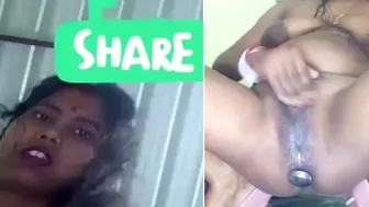 Hairy Village Bhabhi Riding Her Toy Hard In Leaked Home Vid