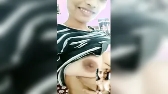 My Village Gf Revealing Her Tits In Our Secret Leaked Video