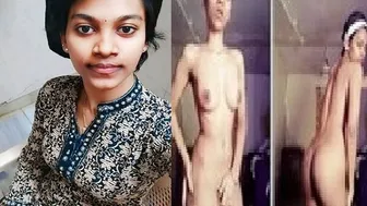 My South Indian Babe Recording Herself Nude Just For Me Now