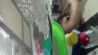 Teen Babe Caught Bathing Naked On Hidden Camera Footage