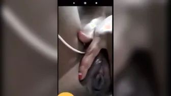 Young GF Spreading Her Virgin Pussy Live On Camera