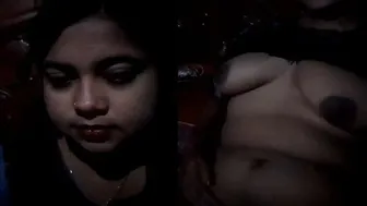 Cute Village GF Topless Teasing On Camera For Me