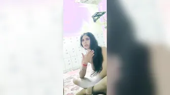 Village Bhabhi Secretly Filmed Naked By Her Young Lover