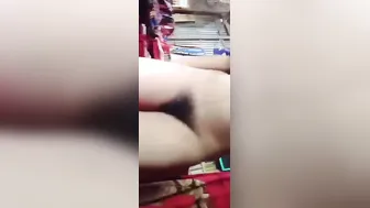 Lonely Village Babe Stripping Down Showing Everything Off