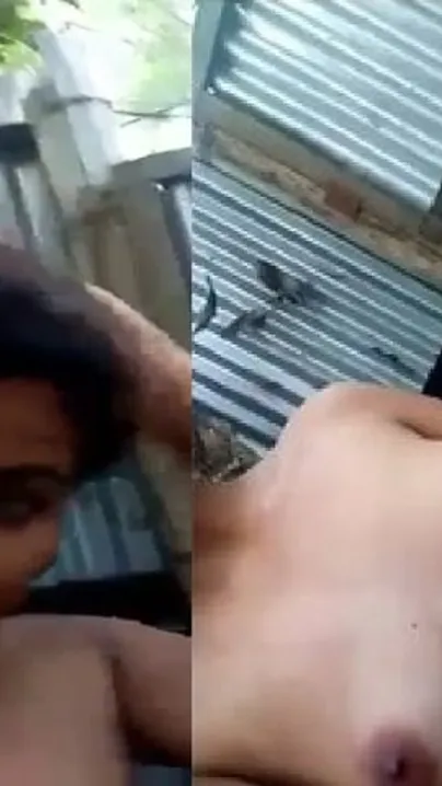Village Babe Showing Off Her Soft White Boobs For Her Man Only