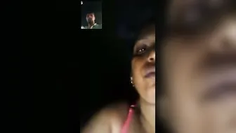 Village Aunty Flashing Tits On Video Call For Lover