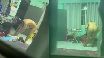 Village Aunty Caught Completely Naked On Hidden Camera Video