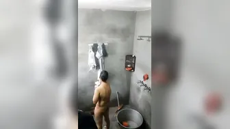 Hidden Cam Catches Village Bhabhi Showering In Bathroom