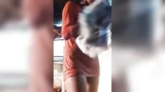 Village Babe Dressing Up After Bath Showing Her Body On Cam