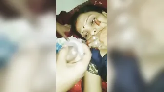 Village Bhabhi Sucking Cock And Swallowing His Load On Camera