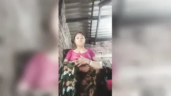 Married Wife Doing Sexy Striptease Naked For Her Ex BF