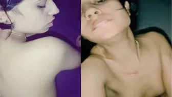 Slim GF Getting Fucked Doggy Style Moaning So Loud