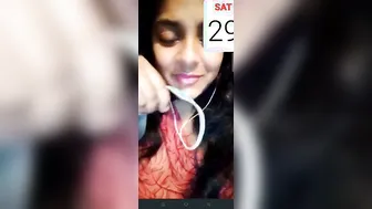 Village Tamil GF Stripping Naked During Late Night Video Call