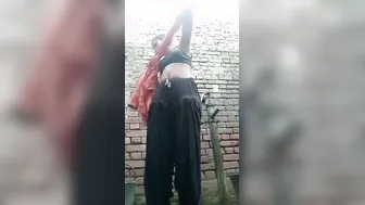 Young Village Babe Bathing Naked And Fingering Her Wet Pussy