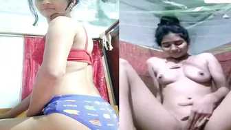 Teen Babe Fingering Herself For Me During Our Video Call