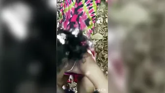 College Babe Getting Fucked Outdoors Behind Campus In South India