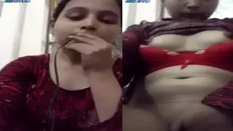 My Hot Saali Stripping Naked During Naughty Video Call Tonight