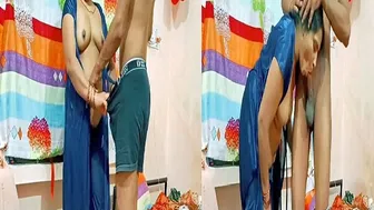 Bhabhi In Silk Nighty Getting Fucked Hard By Her Devar Tonight