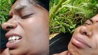 Mature Aunty Getting Pounded Hard In The Backyard After Sunset