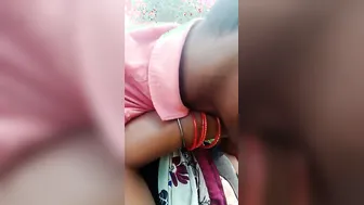 Mature Aunty Getting Pounded Hard In The Backyard After Sunset