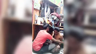 Tailor Pressing And Sucking Her Boobs Inside His Shop Secretly