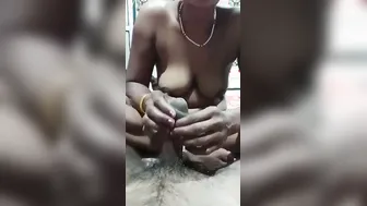 Mature Bhabhi Sucking And Stroking Cock Like A Hungry Slut