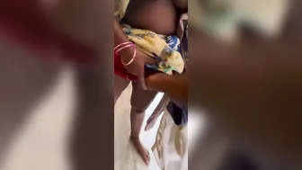 Local Maid Getting Her Big Tits Squeezed Walking Around Naked