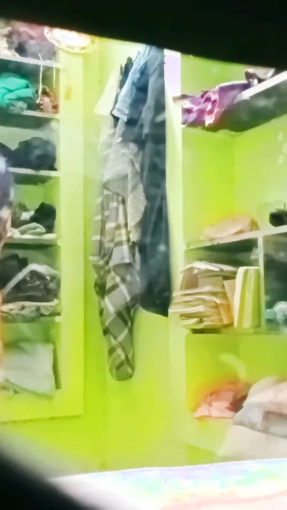 Hidden Camera Catches Bhabhi Changing Clothes In The Bedroom