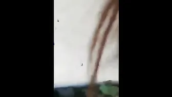 Teen GF Busted Having Risky Outdoor Sex With Boyfriend