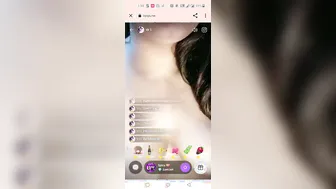 Sexy GF Stripping Topless Teasing Fans With Her Body