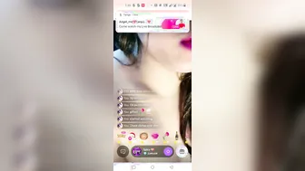 Sexy GF Stripping Topless Teasing Fans With Her Body