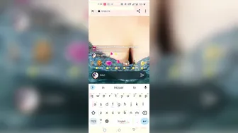 Sexy GF Stripping Topless Teasing Fans With Her Body