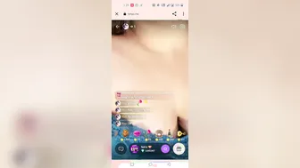 Sexy GF Stripping Topless Teasing Fans With Her Body