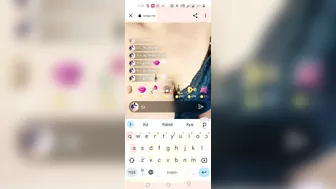 Sexy GF Stripping Topless Teasing Fans With Her Body