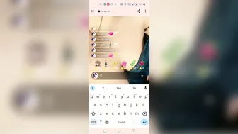 Sexy GF Stripping Topless Teasing Fans With Her Body